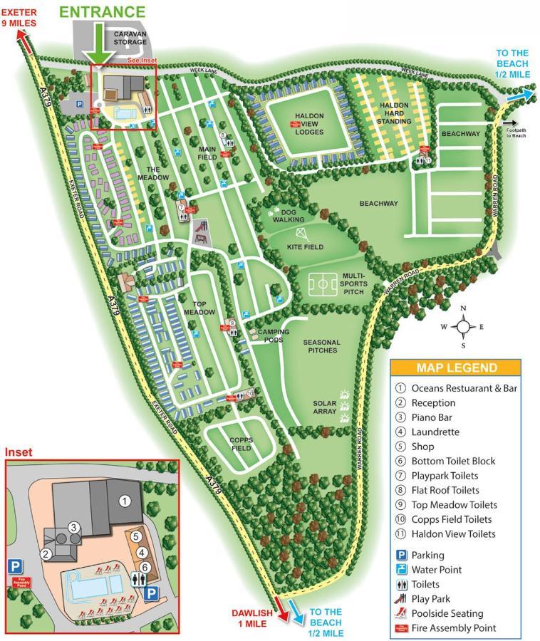 Static Caravan On Lady'S Mile Holiday Park ดอว์ลิช ภายนอก รูปภาพ